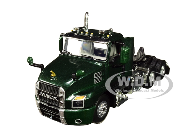 Image of Mack Anthem Day Cab Tractor Truck Mountain Green 1/64 Diecast Model by First Gear
