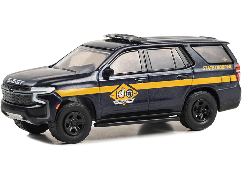 2023 Chevrolet Tahoe Police Pursuit Vehicle (PPV) "Delaware State Police Centennial Anniversary" "Anniversary Collection" Series 16 1/64 Diecast Mode