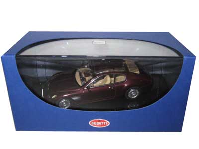 Image of Bugatti EB 118 GENF 2000 Dark Red 1/43 Diecast Model Car by Autoart
