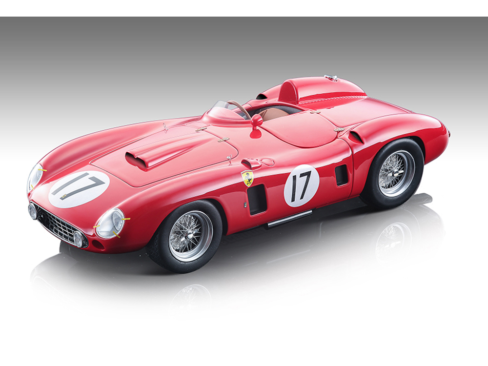 Ferrari 860 Monza #17 Juan Manuel Fangio - Eugenio Castellotti Winner 12 Hours of Sebring (1956) Mythos Series Limited Edition to 235 pieces Worldwide 1/18 Model Car by Tecnomodel 