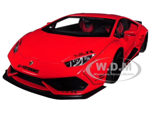 Lamborghini Huracan Lb-works Red 1/18 Model Car By Autoart