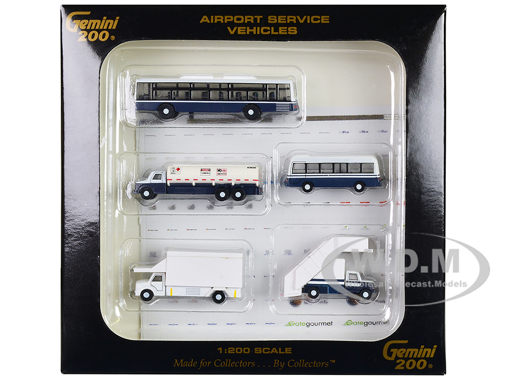 Airport Service Vehicles Set of 5 pieces 