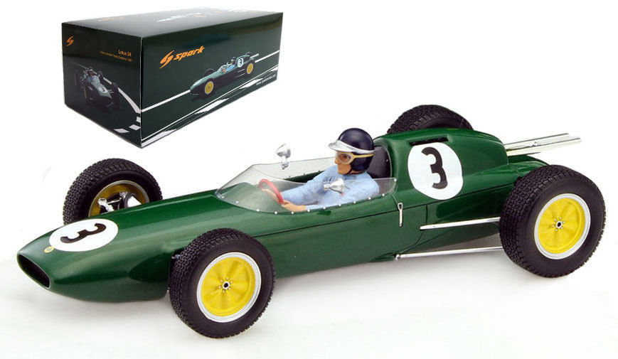 Lotus 24 3 Winner Lombank Trophy Snetterton 1962 Jim Clark 1/18 Model Car By Spark