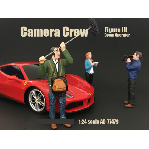 Camera Crew Figure Iii "boom Operator" For 124 Scale Models By American Diorama