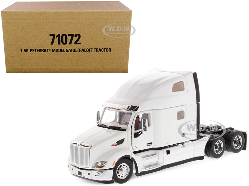 Peterbilt 579 UltraLoft Truck Tractor White 