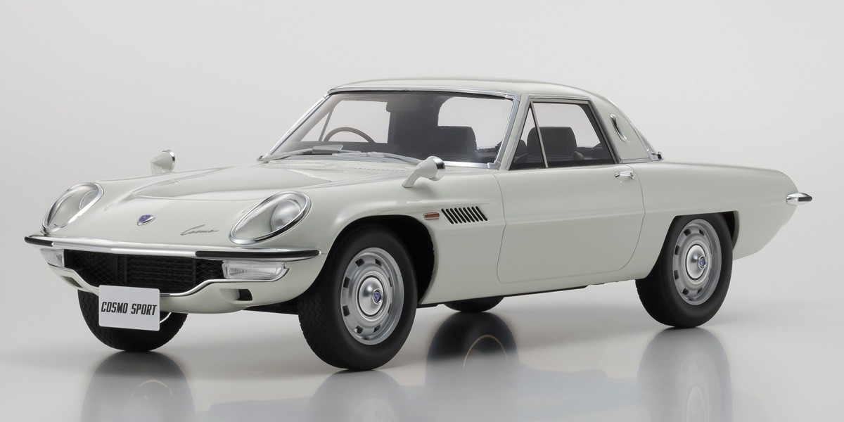Mazda Cosmo Sport White Limited Edition to 600 pieces Worldwide 1/12 Model Car by Kyosho