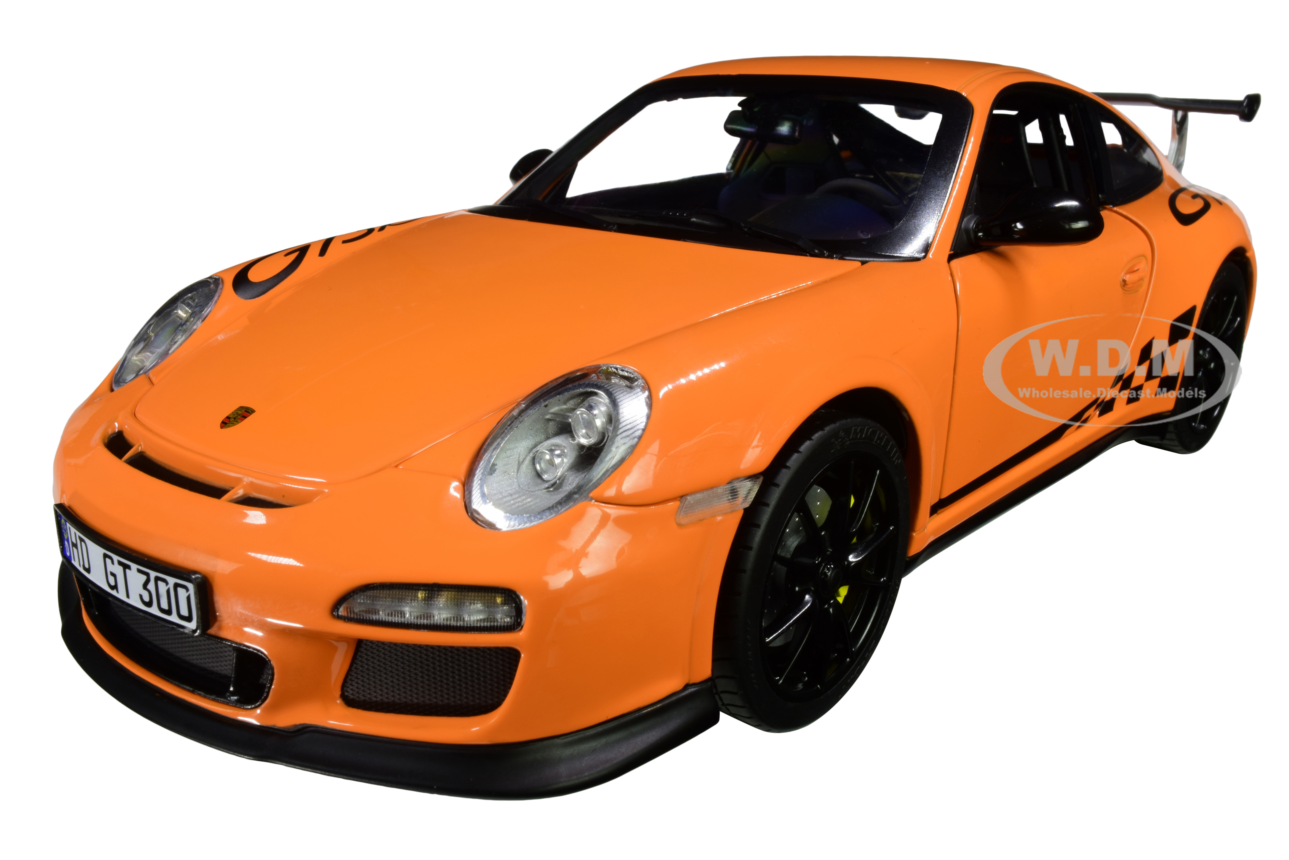 2010 Porsche 911 Gt3 Rs Orange 1/18 Diecast Model Car By Norev