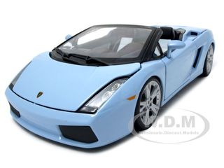 Lamborghini Gallardo Spyder Blue 1/18 Diecast Model Car By Maisto