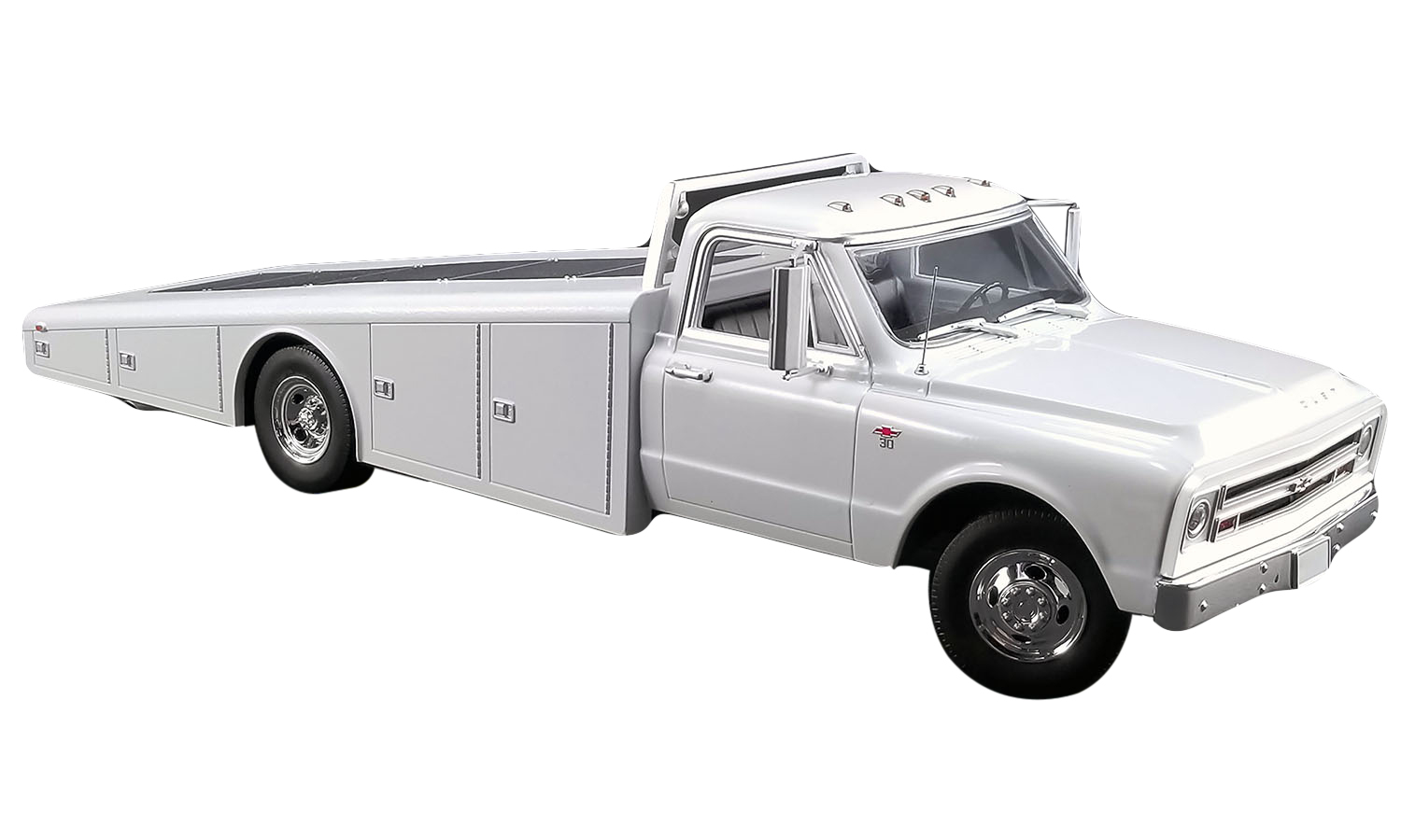 Image of 1967 Chevrolet C-30 Ramp Truck White Limited Edition to 996 pieces Worldwide 1/18 Diecast Model Car by ACME