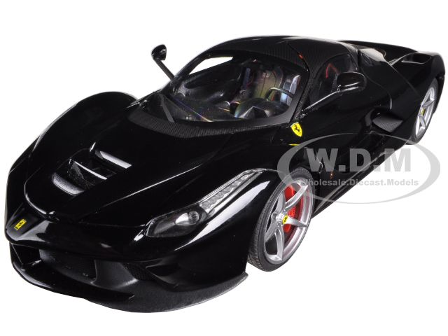 Ferrari Laferrari F70 Hybrid Elite Edition Black 1/18 Diecast Car Model by Hot Wheels