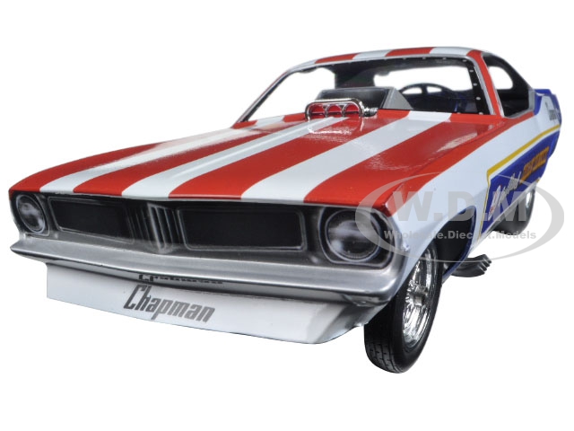 Ron ODonnells 1970 Plymouth Cuda Funny Car "Damn Yankee" Limited Edition to 750pc Worldwide 1/18 Model Car by Autoworld