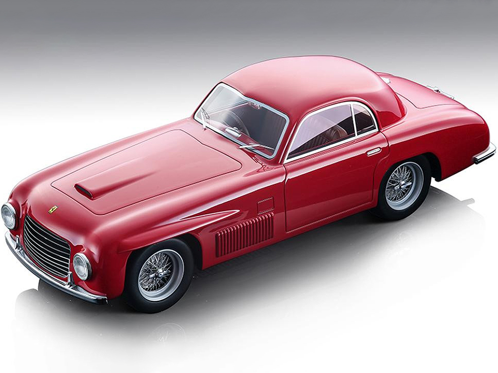 1948 Ferrari 166 S Coupe Allemano RHD (Right Hand Drive) Red "Mythos Series" Limited Edition to 175 pieces Worldwide 1/18 Model Car by Tecnomodel