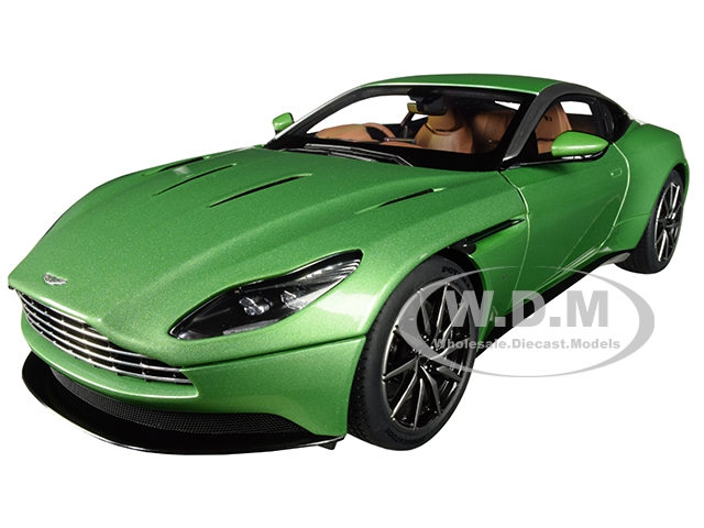 Aston Martin Db11 Rhd (right Hand Drive) Apple Tree Green Metallic 1/18 Model Car By Autoart