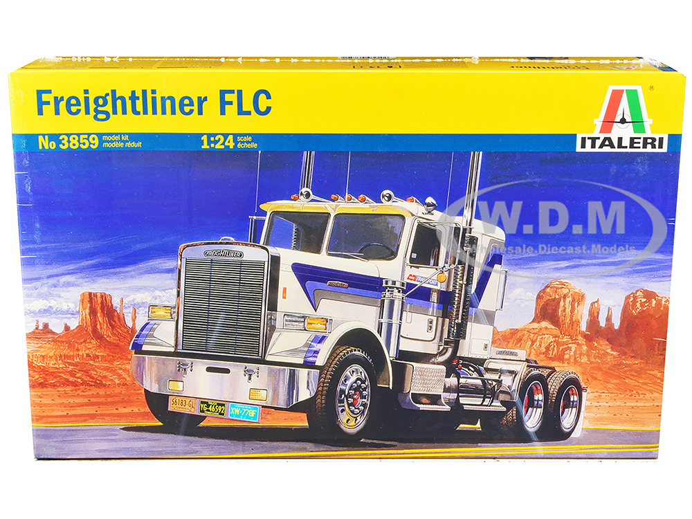 Skill 4 Model Kit Freightliner FLC Truck Tractor 1/24 Scale Model by Italeri