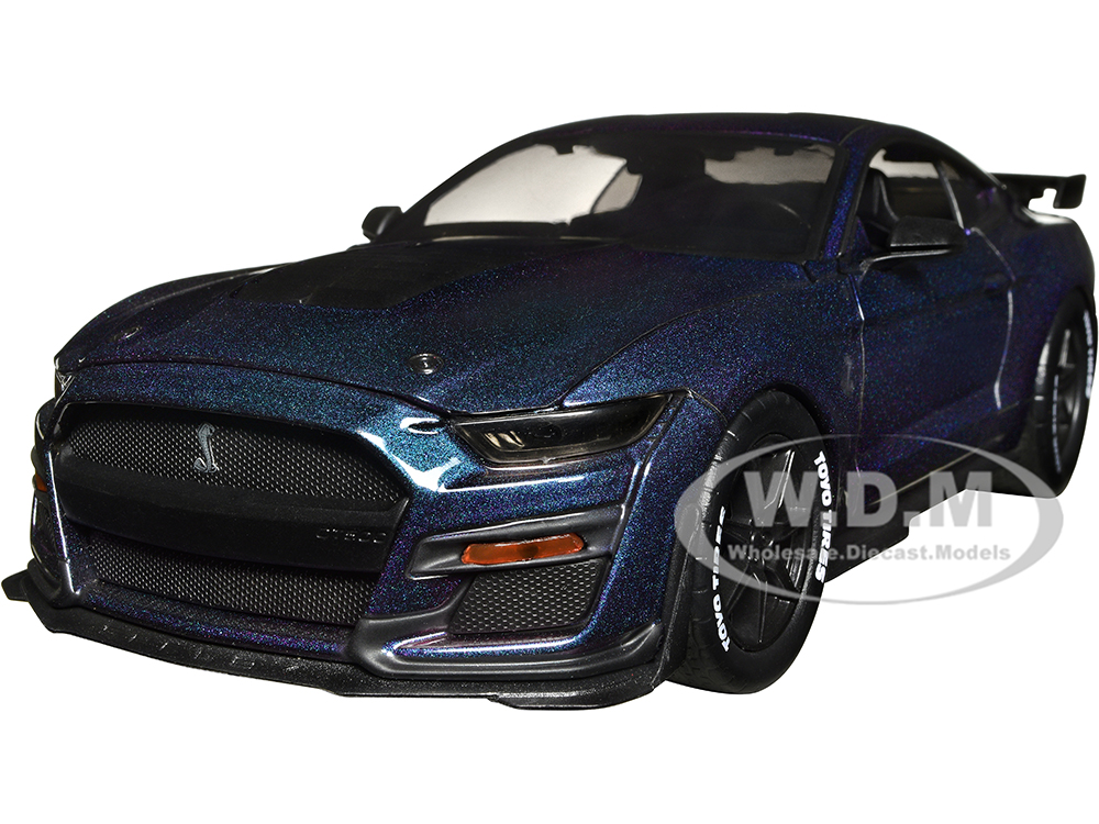 2020 Ford Mustang Shelby GT500 Dark Blue Metallic and Purple Metallic 