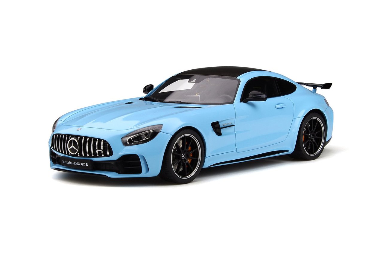 Mercedes Amg Gt-r China Blue With Black Top Limited Edition To 999 Pieces Worldwide 1/18 Model Car By Gt Spirit