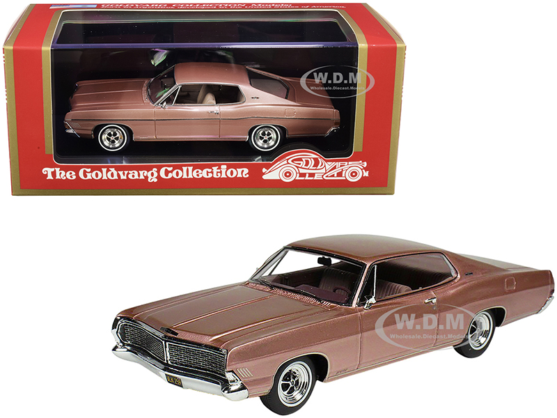 Image of 1968 Ford Galaxie 500 XL Tahitian Rose Irid Metallic Limited Edition to 200 pieces Worldwide 1/43 Model Car by Goldvarg Collection