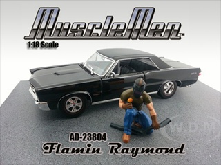 Image of Musclemen Flamin Raymond Figure for 118 Scale Diecast Car Models by American Diorama