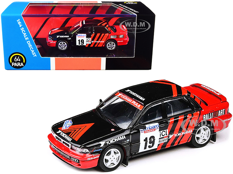 Mitsubishi Galant VR-4 #19 Yokohama Lombard R.A.C. Rally (1992) 1/64 Diecast Model Car by Paragon Models