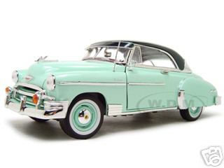 1950 Chevrolet Bel Air Green 1/18 Diecast Model Car by Motormax