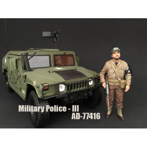 WWII Military Police Figure III For 118 Scale Models by American Diorama