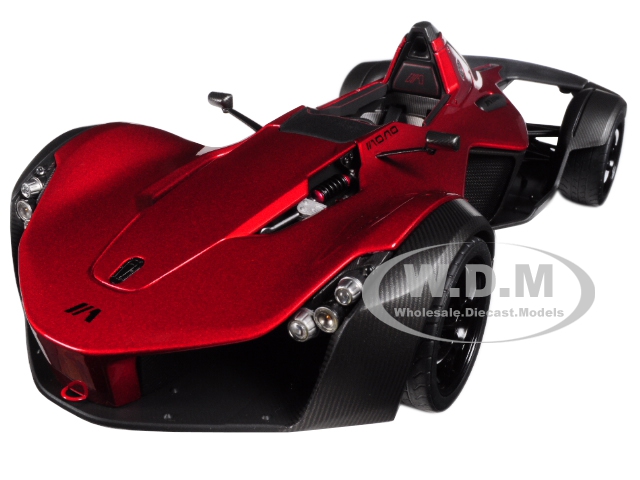 Image of BAC Mono Metallic Red 1/18 Model Car by Autoart