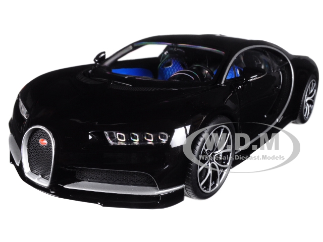 Bugatti Chiron Black 1/18 Diecast Model Car By Kyosho