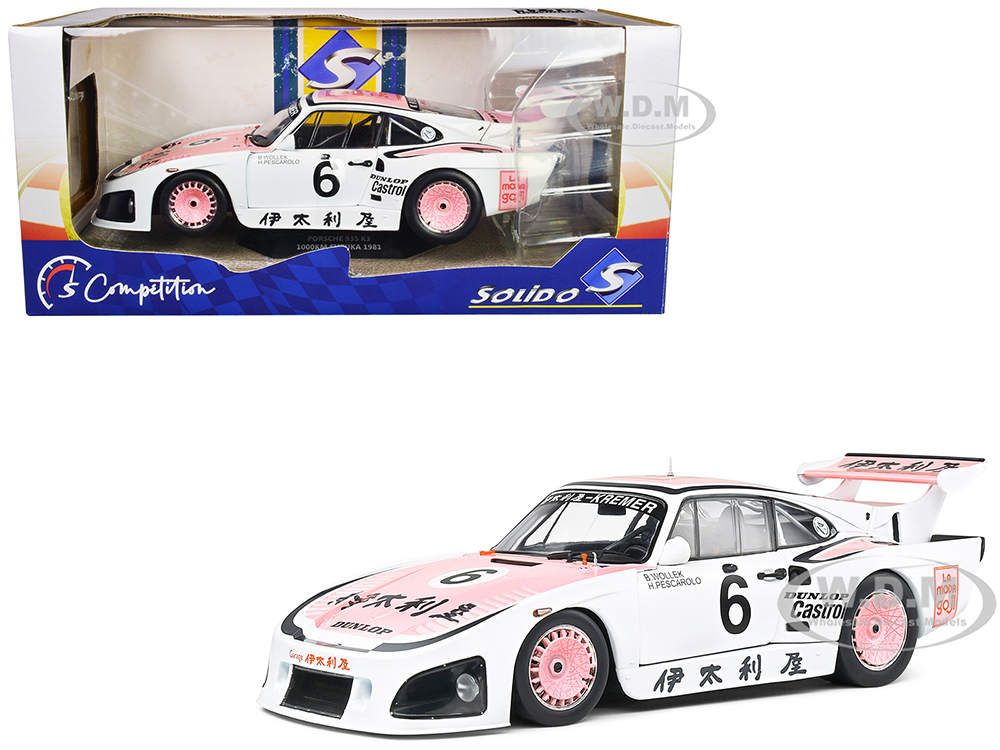 Porsche 935 K3 6 Bob Wollek - Henri Pescarolo Winner "Suzuka 1000KM" (1981) "Competition" Series 1/18 Diecast Model Car by Solido