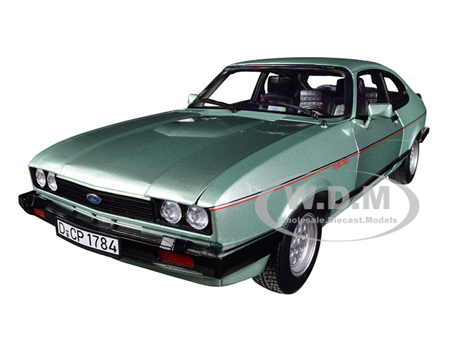Image of 1982 Ford Capri 2.8 Injection Light Green Metallic 1/18 Diecast Model Car by Norev