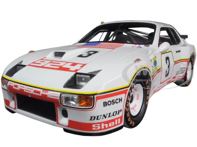 Image of 1980 Porsche 924 GT 3 Porsche System Le Mans 24Hr D. Bell- A. Holber Limited Edition to 500pcs 1/18 Model Car by True Scale Miniatures