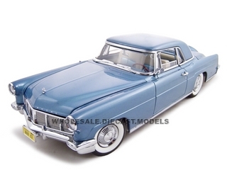 1956 Lincoln Continental Mark 2 Blue 1/18 Diecast Model Car By Road Signature