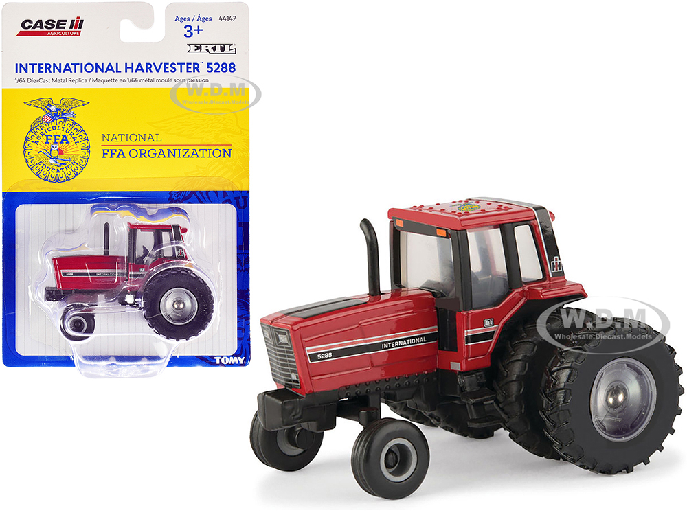 Image of IH International Harvester 5088 Tractor with "National FFA Organization" Logo on the Roof "Case IH Agriculture" 1/64 Diecast Model by ERTL TOMY