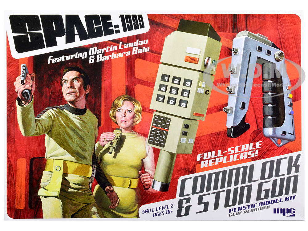 Skill 2 Model Kit Commlock and Stun Gun "Space 1999" (1975-1977) TV Show 1/1 Scale Model by MPC