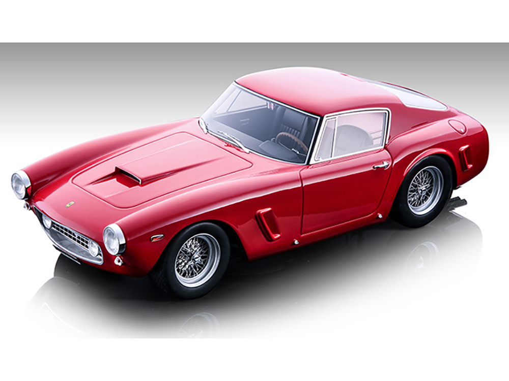 1962 Ferrari 250 GT SWB Racing Red Clienti Corsa Mythos Series Limited Edition to 100 pieces Worldwide 1/18 Model Car by Tecnomodel