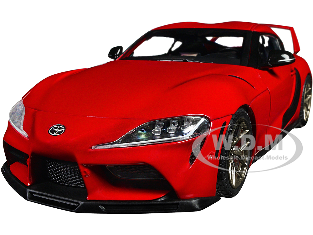 2023 Toyota GR Supra Streetfighter Prominance Red 1/18 Diecast Model Car by Solido
