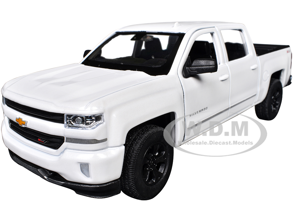 2017 Chevrolet Silverado Pickup Truck White "NEX Models" Series 1/29 Diecast Model Car by Welly
