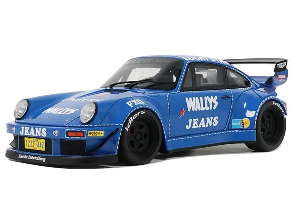 RWB Bodykit OSHO Arrow Blue 1/18 Model Car by GT Spirit
