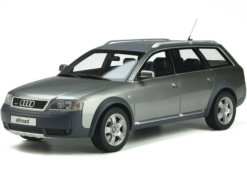 Audi allroad Quattro Atlas Gray Metallic and Dark Gray Limited Edition to 2500 pieces Worldwide 1/18 Model Car by Otto Mobile