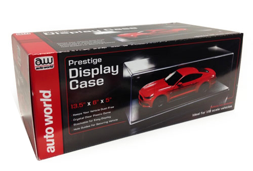 Prestige Collectible Display Show Case for 1/24-1/18 Scale Model Cars by Auto World
