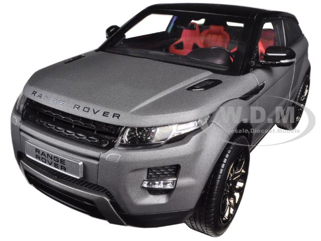 Range Rover Evoque Grey 2 Doors 1/18 Diecast Car Model By Welly