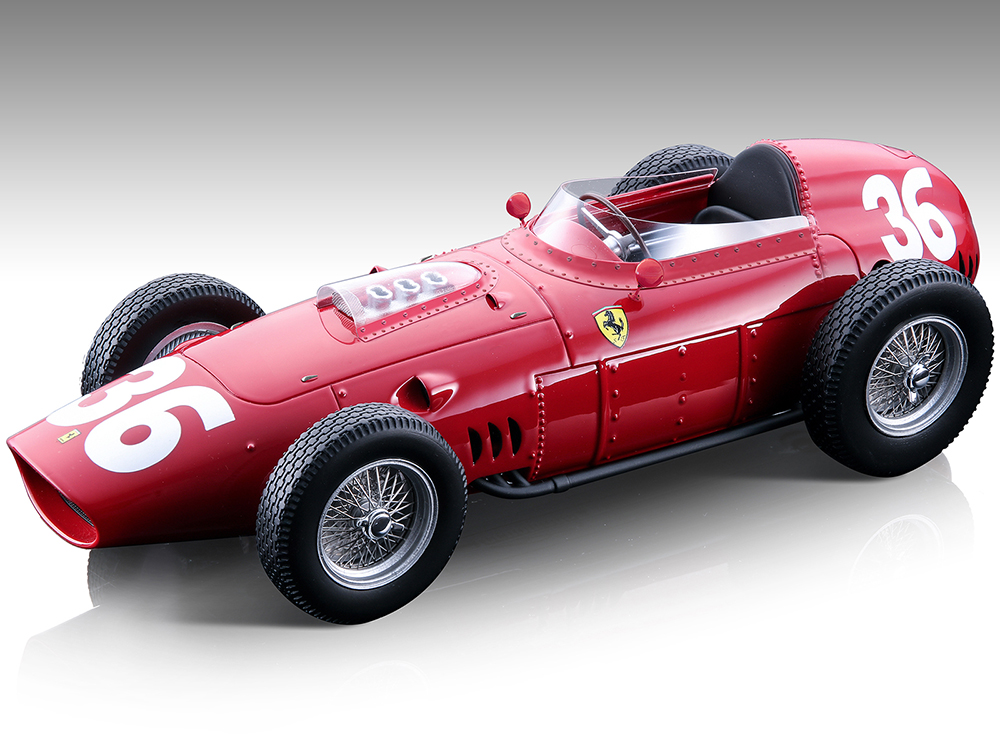 Ferrari 246/256 Dino #36 Phil Hill 3rd Place Formula One F1 Monaco GP (1960) Limited Edition to 120 pieces Worldwide 1/18 Model Car by Tecnomodel