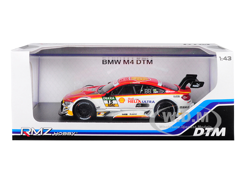 Image of BMW M4 DTM 15 "Shell" 1/43 Diecast Model Car by RMZ City