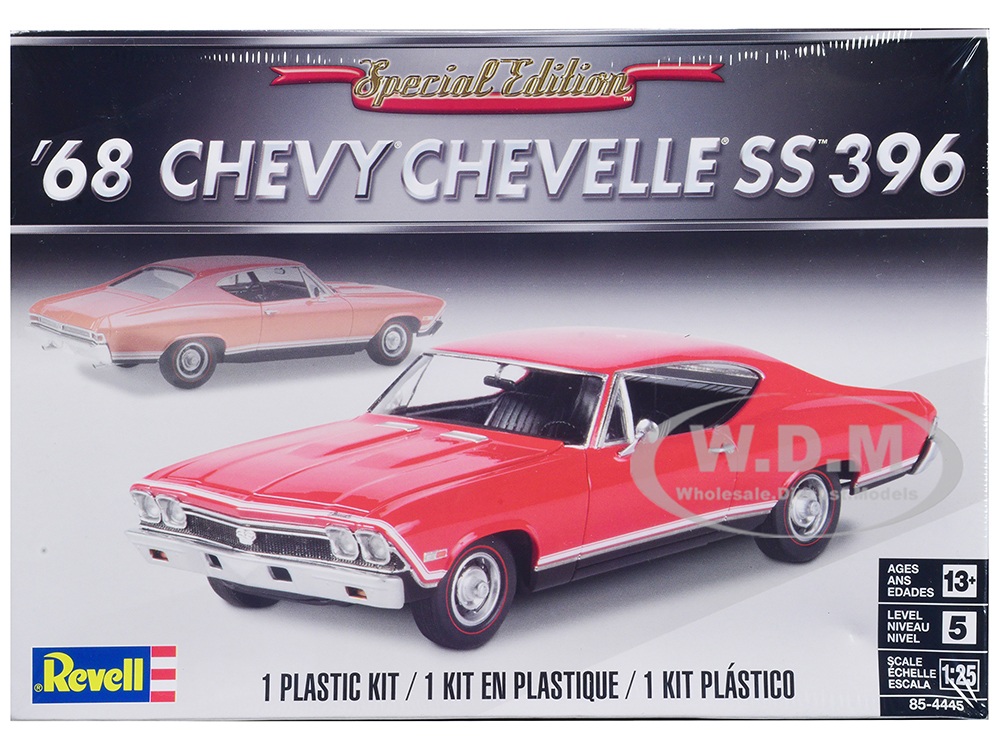 Level 5 Model Kit 1968 Chevrolet Chevelle SS 396 Special Edition 1/25 Scale Model By Revell