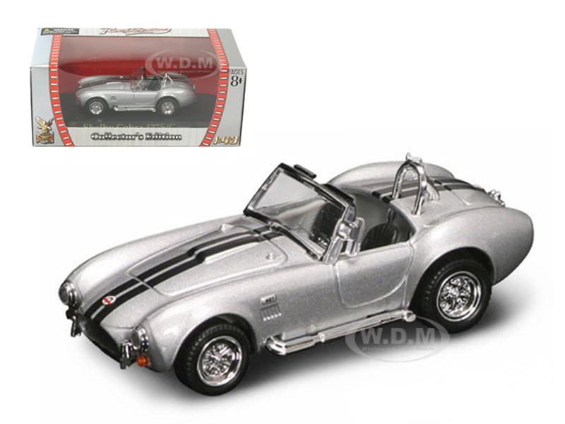 1964 Shelby Cobra 427 S/c Silver 1/43 Diecast Car By Road Signature