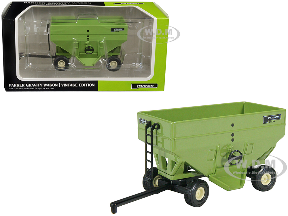 Parker 2600 Grain Wagon Light Green 1/64 Diecast Model by SpecCast