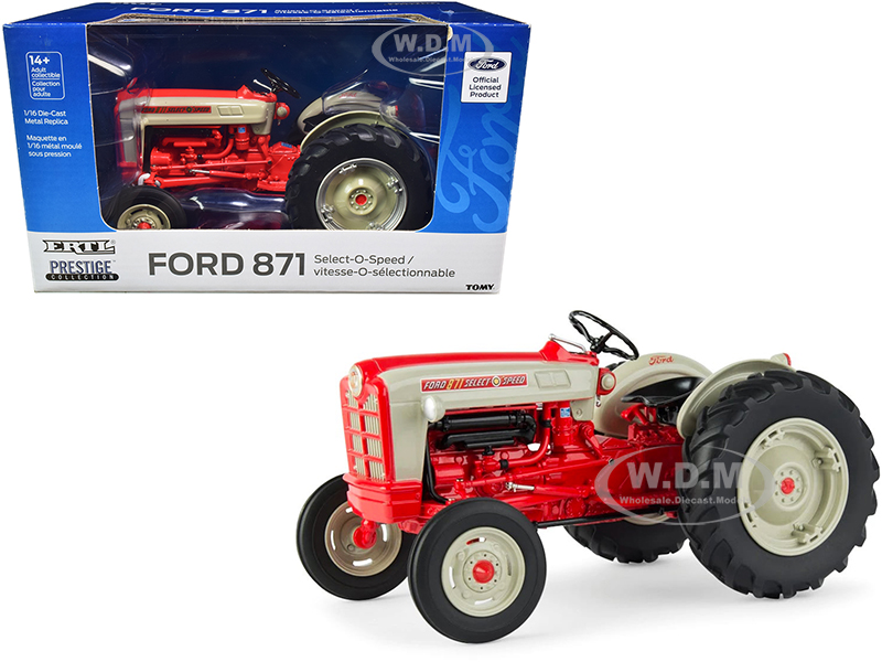 Image of Ford 871 Select-O-Speed Tractor "Prestige Collection" 1/16 Diecast Model by ERTL TOMY