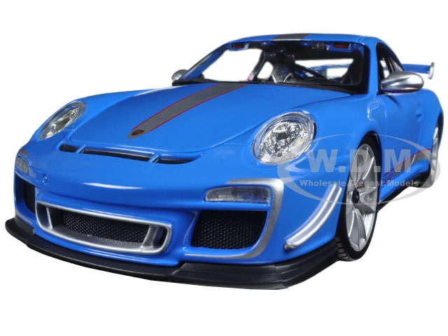Porsche 911 Gt3 Rs 4.0 Blue 1/18 Diecast Car Model By Bburago