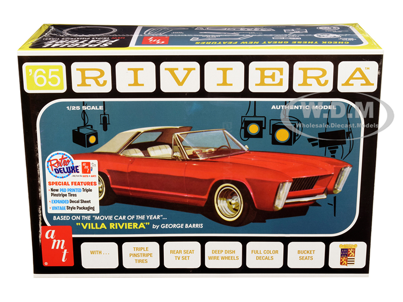 Skill 2 Model Kit 1965 Buick Riviera "Villa Riviera" by George Barris 1/25 Scale Model by AMT