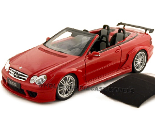 Mercedes Clk Dtm Amg Convertible Red 1/18 Diecast Car Model By Kyosho