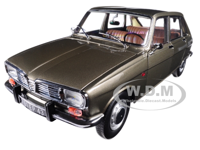 1968 Renault 16 Grey Metallic 1/18 Diecast Model Car By Norev